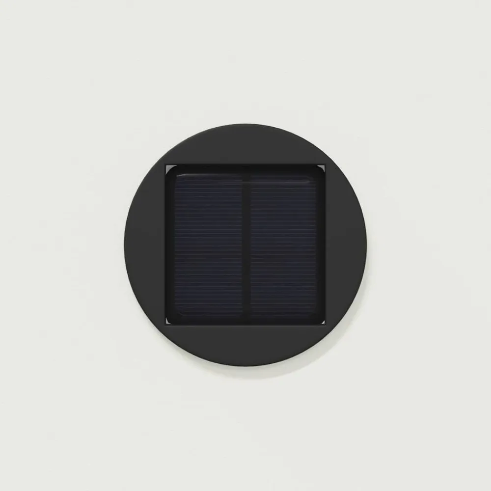 vidaXL Iluminación-Luz de camino LED solar 2 pcs Acero laminado en frío