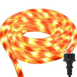 vidaXL Luz de cuerda con 120 LED Cálido 5 m PVC y rojo Hot