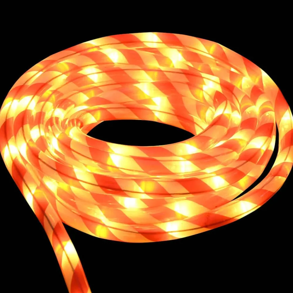 vidaXL Luz de cuerda con 120 LED Cálido 5 m PVC y rojo Hot