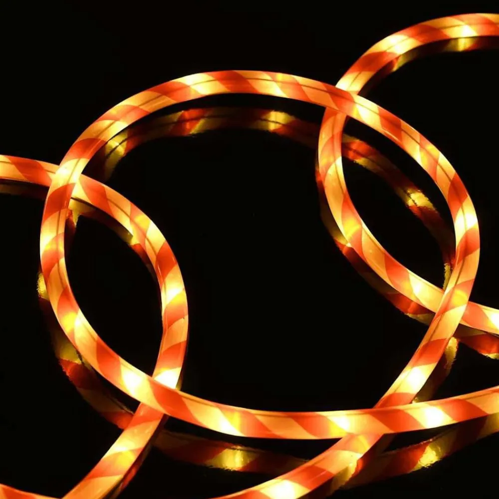 vidaXL Luz de cuerda con 120 LED Cálido 5 m PVC y rojo Hot