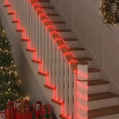 vidaXL Decoración|Iluminación-Luz de cuerda con 1200 LED 50 m PVC