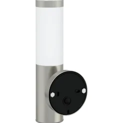 vidaXL Luz de pared exterior 15 x 7,5 x 33 cm Plateado Clearance