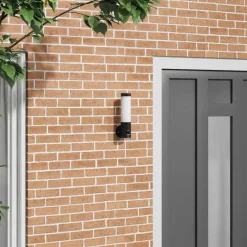 vidaXL Luz de pared exterior 12 x 8,5 x 29 cm Negro Clearance