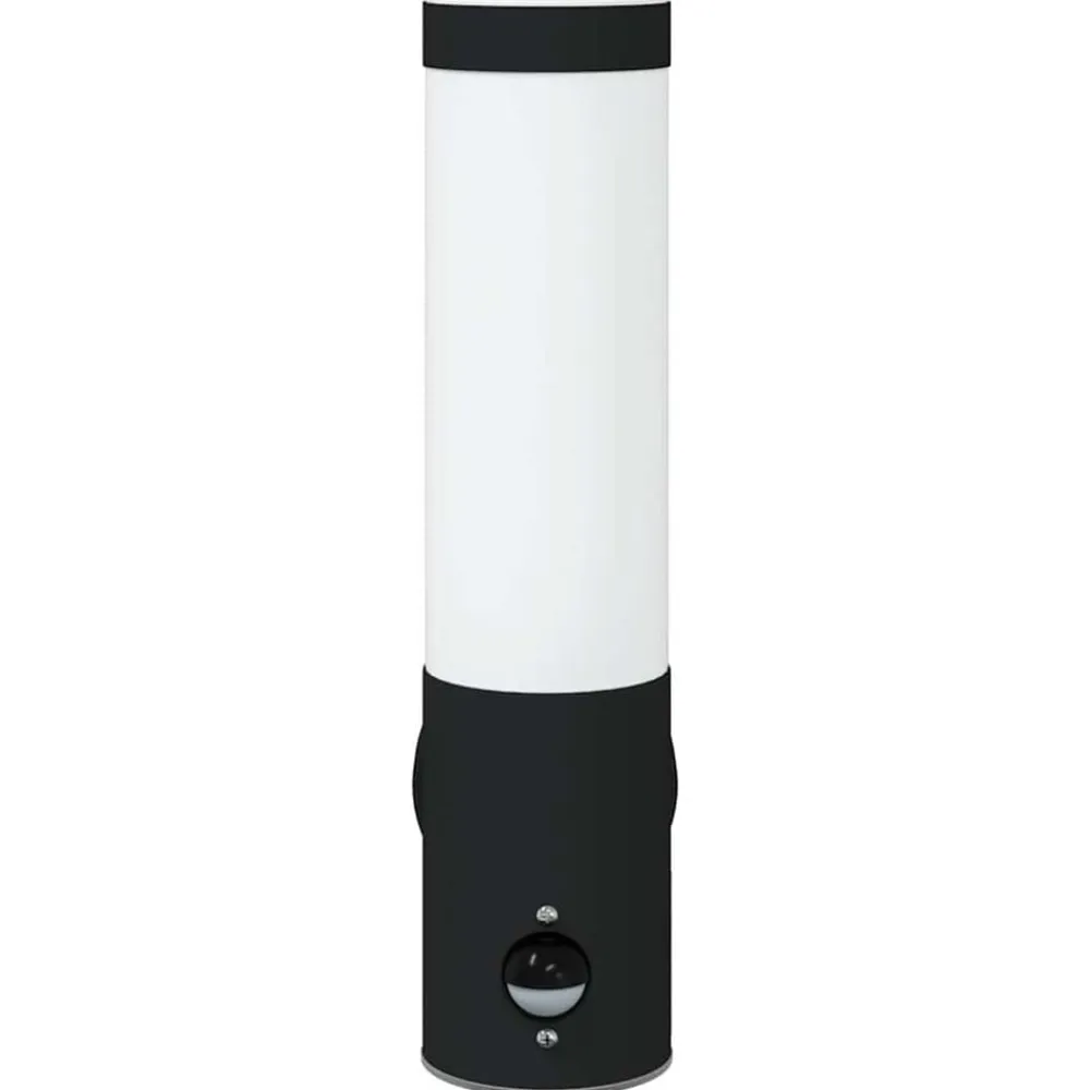 vidaXL Luz de pared exterior 12 x 8,5 x 29 cm Negro Clearance