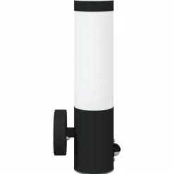 vidaXL Luz de pared exterior 12 x 8,5 x 29 cm Negro Clearance