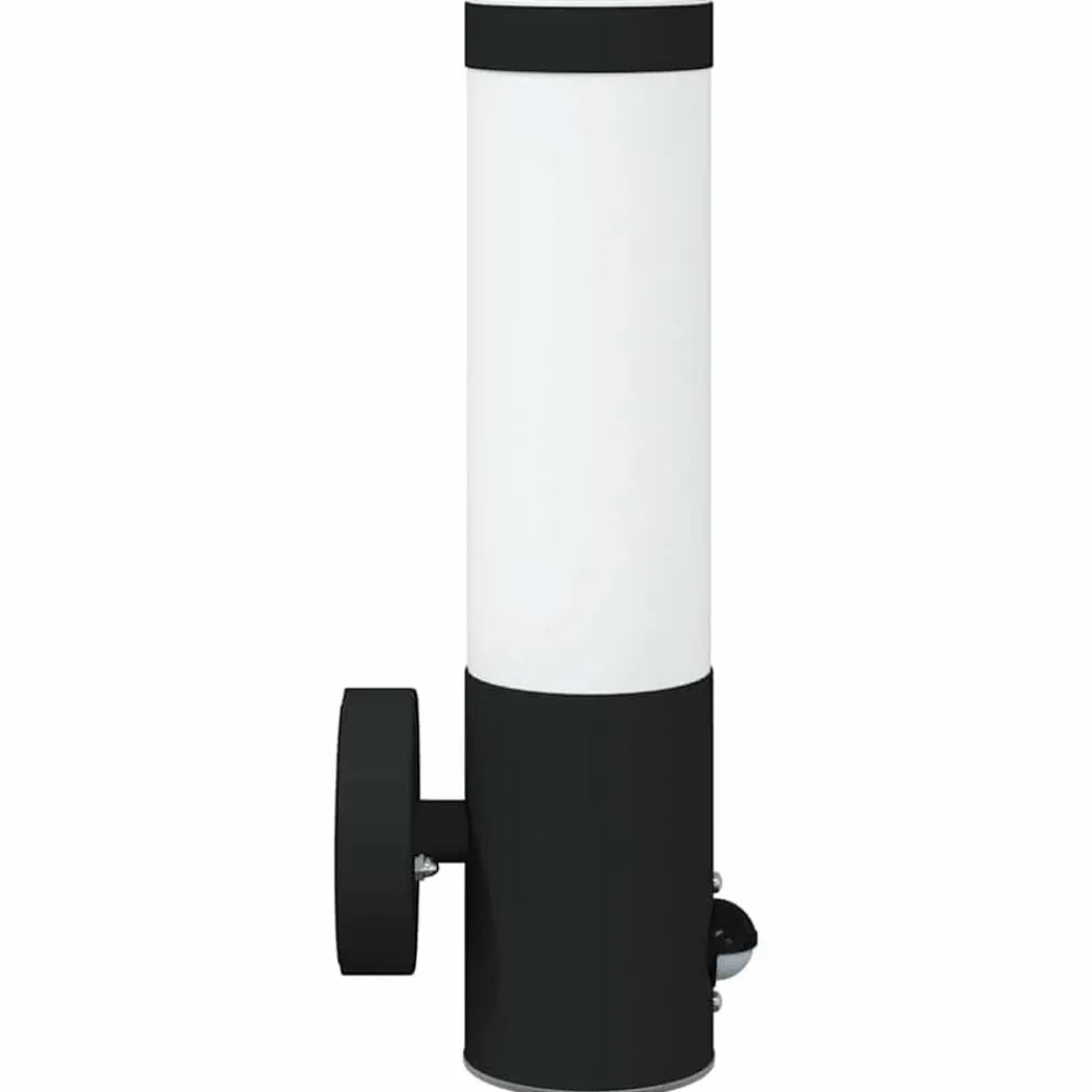 vidaXL Luz de pared exterior 12 x 8,5 x 29 cm Negro Clearance