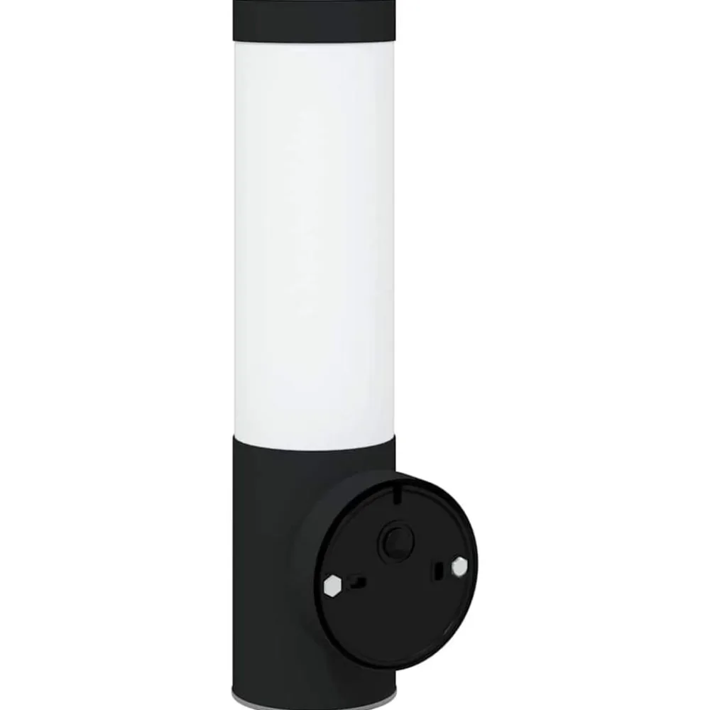 vidaXL Luz de pared exterior 12 x 8,5 x 29 cm Negro Clearance