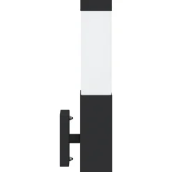 vidaXL Luz de pared exterior 10.5 x 6 x 33 cm Negro Discount