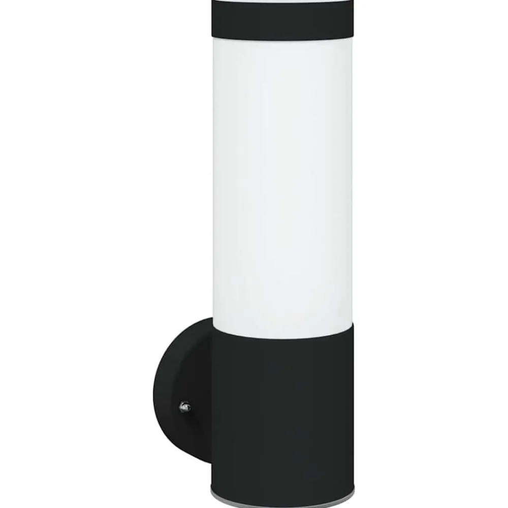 vidaXL Luz de pared exterior 12 x 8,5 x 27 cm Negro Outlet