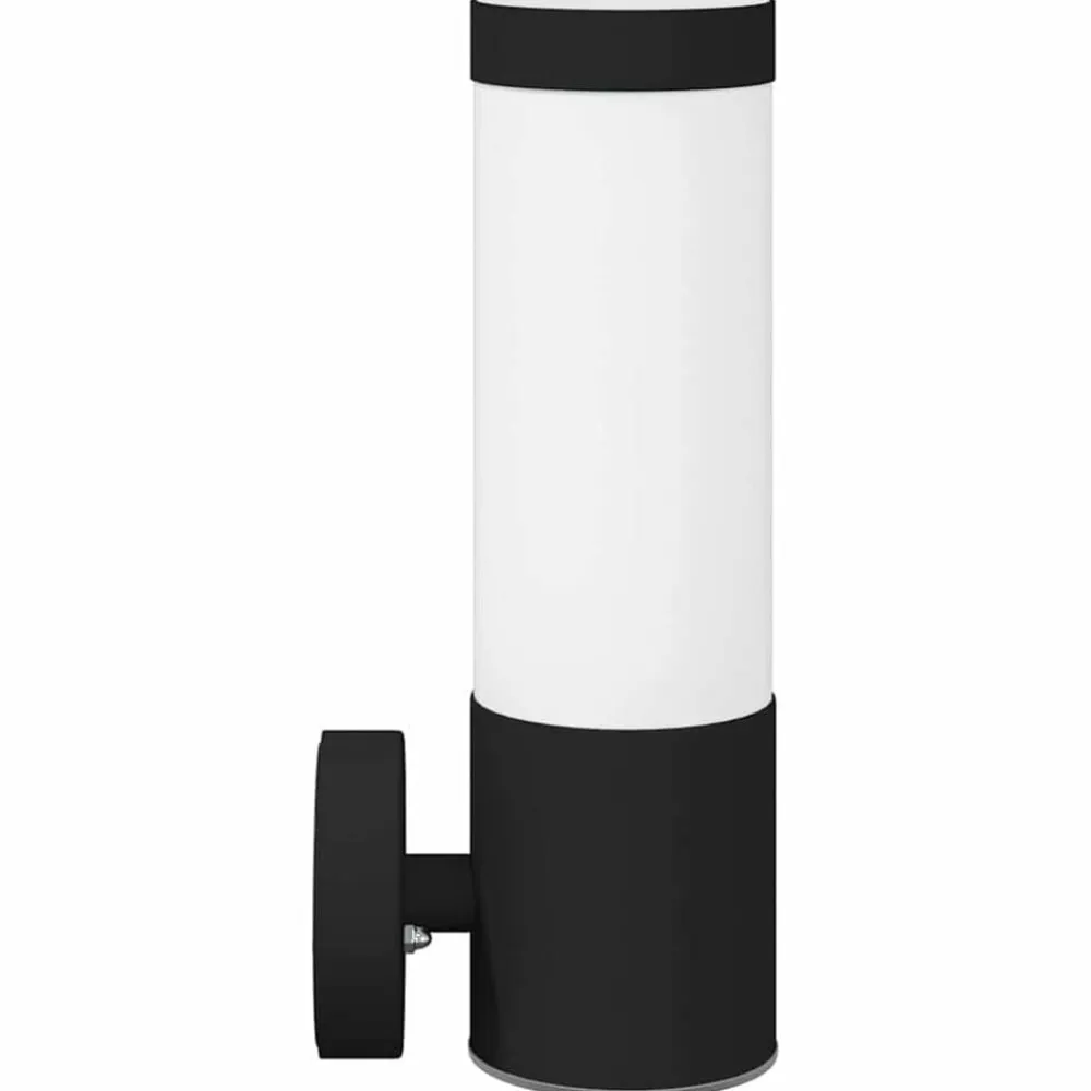 vidaXL Luz de pared exterior 12 x 8,5 x 27 cm Negro Outlet