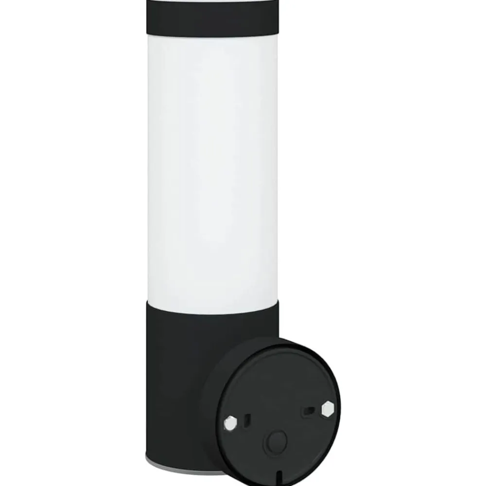 vidaXL Luz de pared exterior 12 x 8,5 x 27 cm Negro Outlet