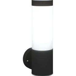 vidaXL Luz de pared exterior 12 x 8,5 x 27 cm Negro Outlet
