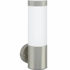 vidaXL Luz de pared exterior 12 x 8,5 x 27 cm Plateado Online