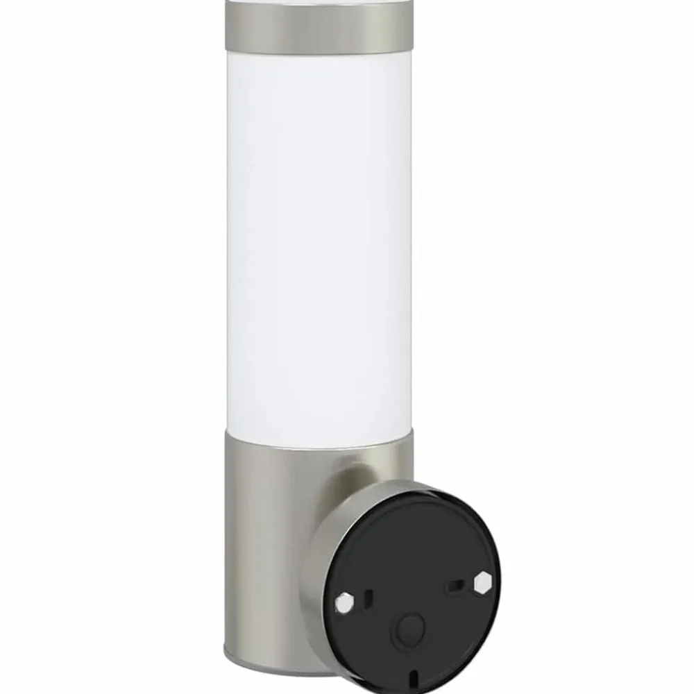 vidaXL Luz de pared exterior 12 x 8,5 x 27 cm Plateado Online