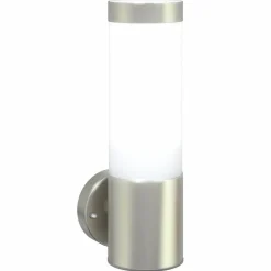 vidaXL Luz de pared exterior 12 x 8,5 x 27 cm Plateado Online