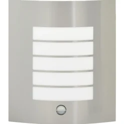 vidaXL Iluminación-Luz de pared exterior Plateado 23.5 x 9 x 26 cm