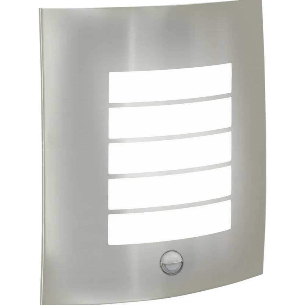 vidaXL Iluminación-Luz de pared exterior Plateado 23.5 x 9 x 26 cm
