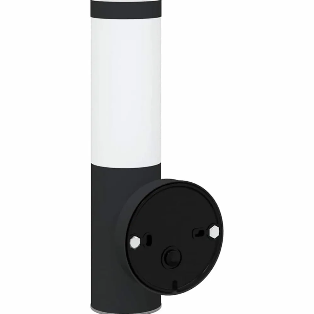 vidaXL Luz de pared exterior 15 x 7,5 x 33 cm Negro Clearance