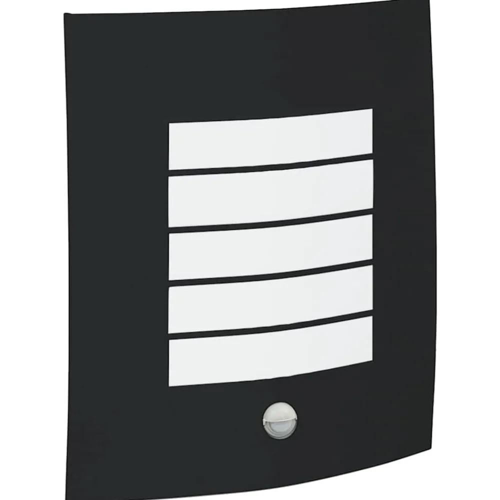 vidaXL Luz de pared exterior 23.5 x 9 x 26 cm Negro Best