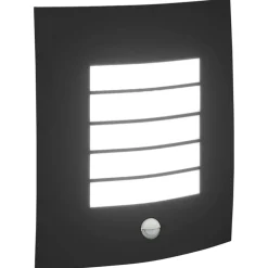 vidaXL Luz de pared exterior 23.5 x 9 x 26 cm Negro Best