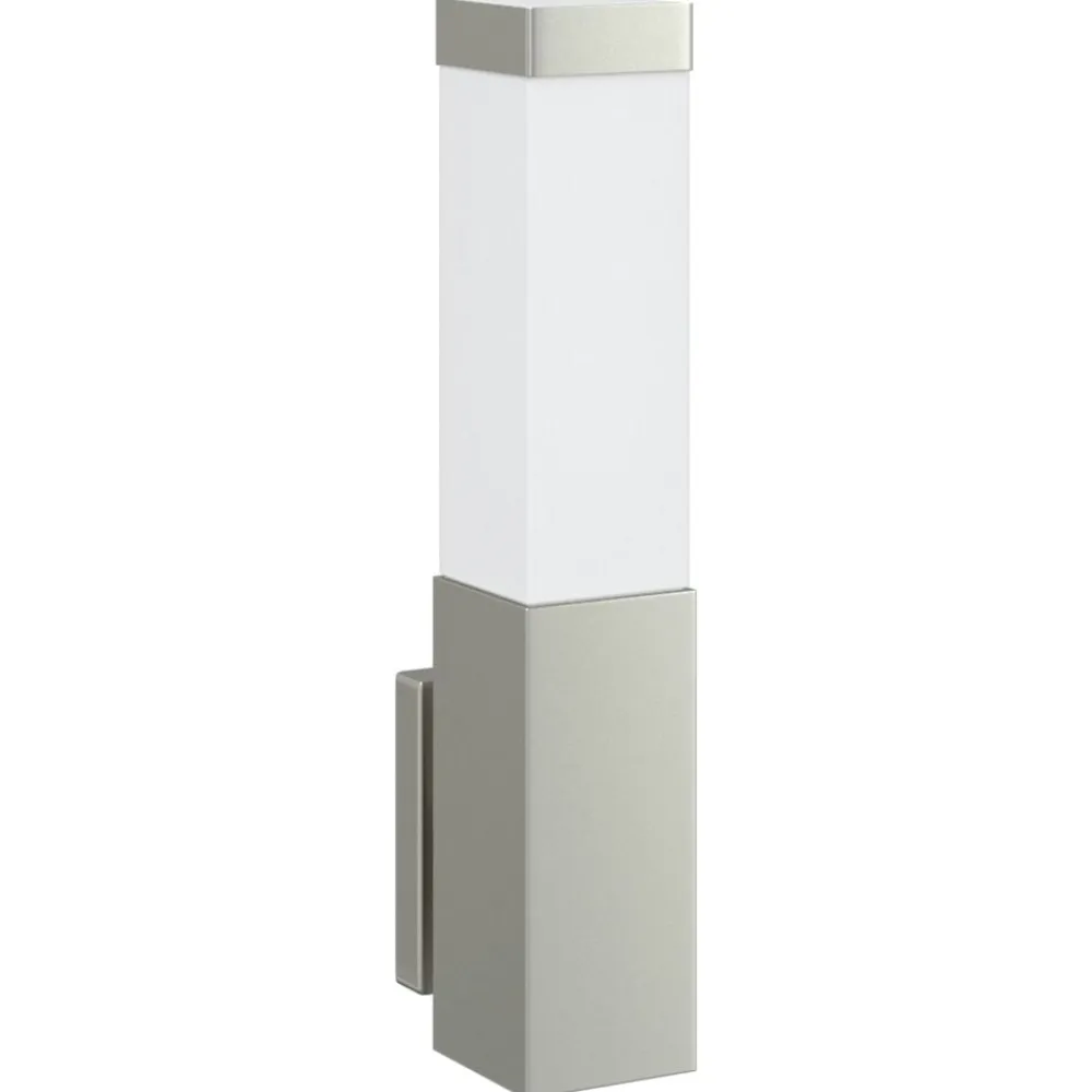 vidaXL Luz de pared exterior Plateado 10.5 x 6 x 33 cm Acero inoxidable New