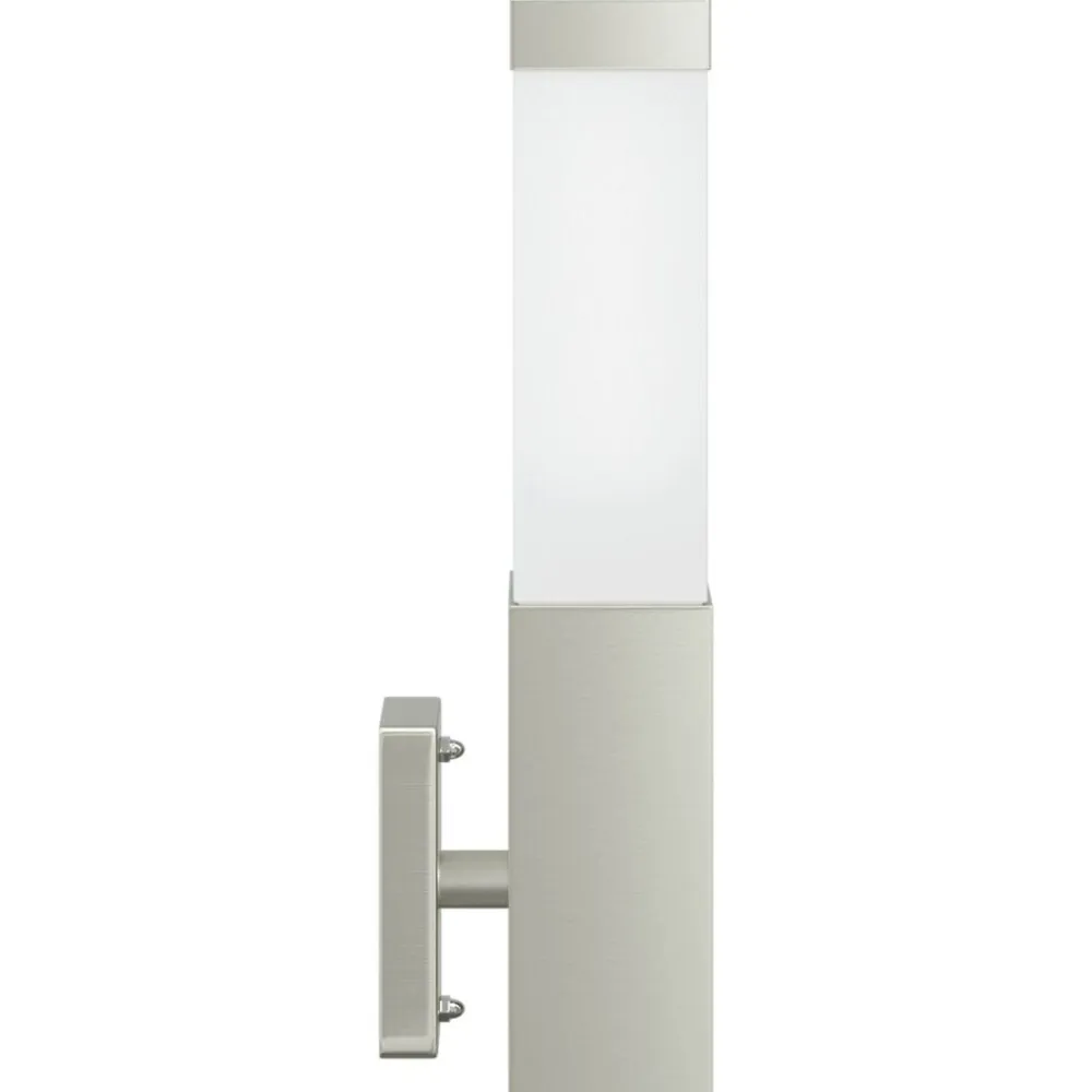 vidaXL Luz de pared exterior Plateado 10.5 x 6 x 33 cm Acero inoxidable New