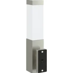vidaXL Luz de pared exterior Plateado 10.5 x 6 x 33 cm Acero inoxidable New