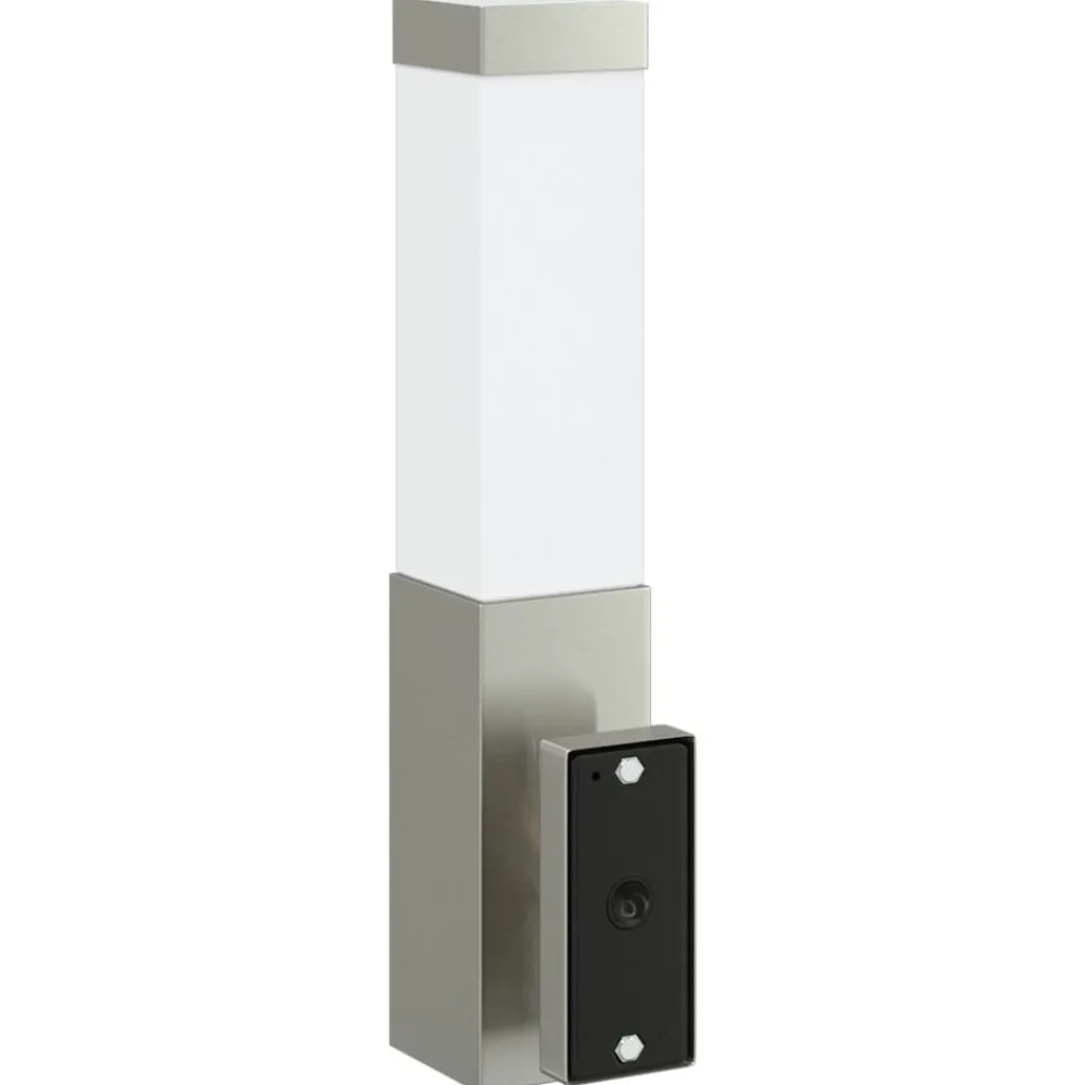 vidaXL Luz de pared exterior Plateado 10.5 x 6 x 33 cm Acero inoxidable New