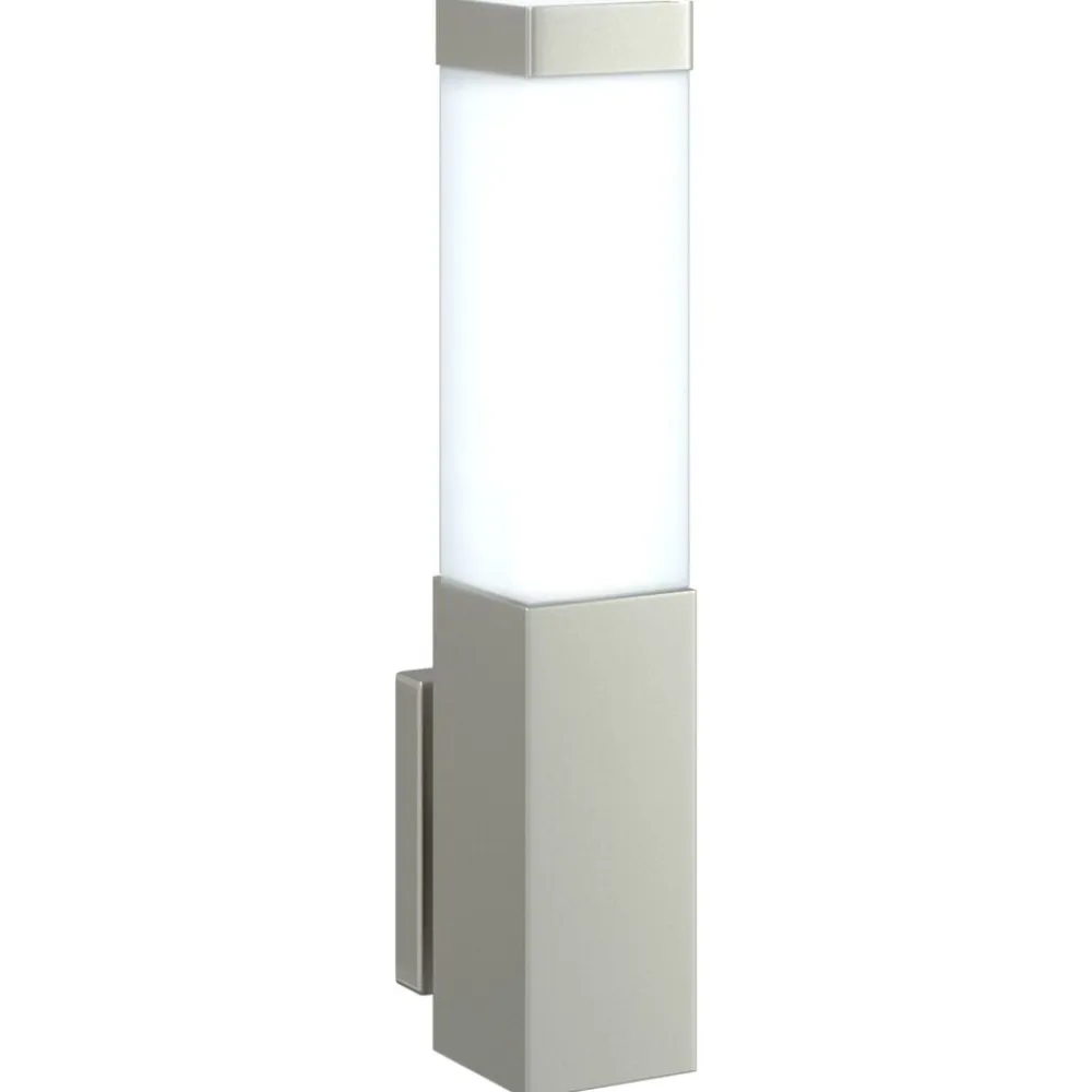 vidaXL Luz de pared exterior Plateado 10.5 x 6 x 33 cm Acero inoxidable New