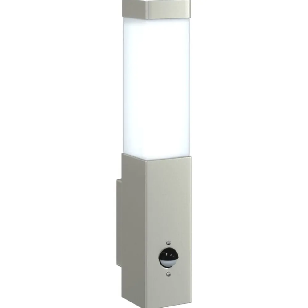 vidaXL Iluminación-Luz de pared exterior Plateado 10.5 x 6 x 33 cm