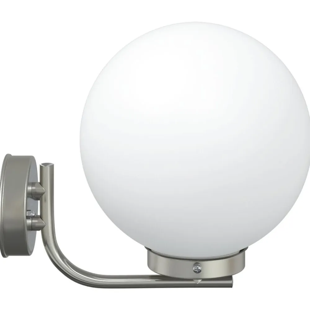vidaXL Luz de pared exterior Plateado 29 x 25 x 33 cm Best