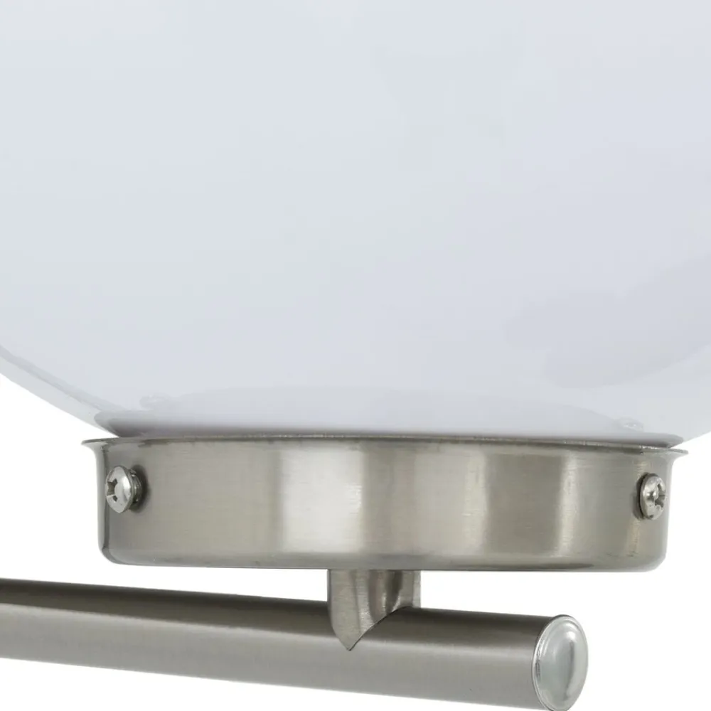 vidaXL Luz de pared exterior Plateado 29 x 25 x 33 cm Best
