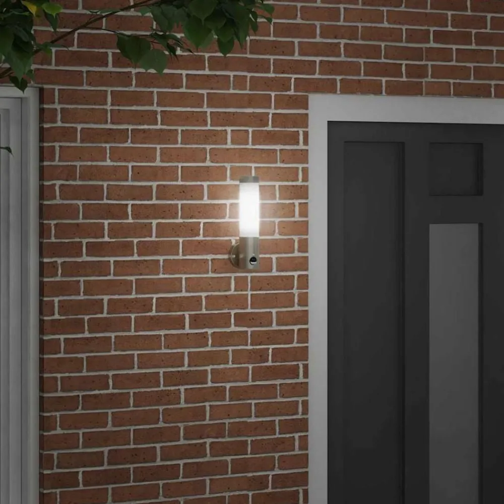 vidaXL Iluminación-Luz de pared exterior 12 x 8,5 x 29 cm