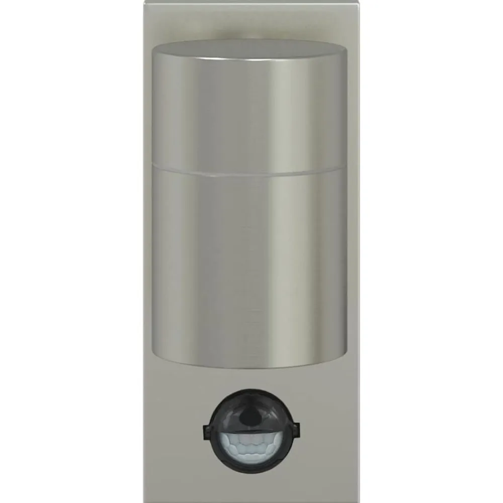 vidaXL Luz de pared exterior Plateado 6,5 x 10,5 x 16 cm Acero inoxidable Outlet
