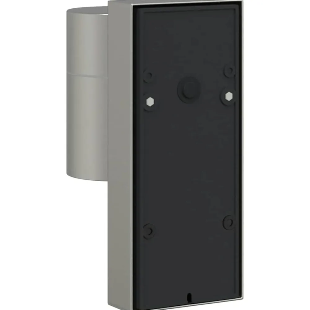 vidaXL Luz de pared exterior Plateado 6,5 x 10,5 x 16 cm Acero inoxidable Outlet