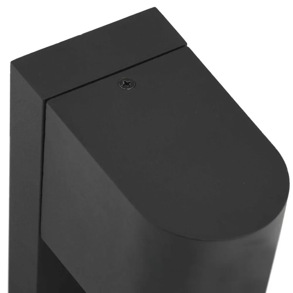 vidaXL Luz de pared exterior Negro 12 x 7 x 15 cm Acero inoxidable Outlet