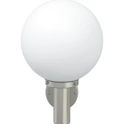 vidaXL Luz de pared exterior 28 x 25 x 38 cm Plateado Discount