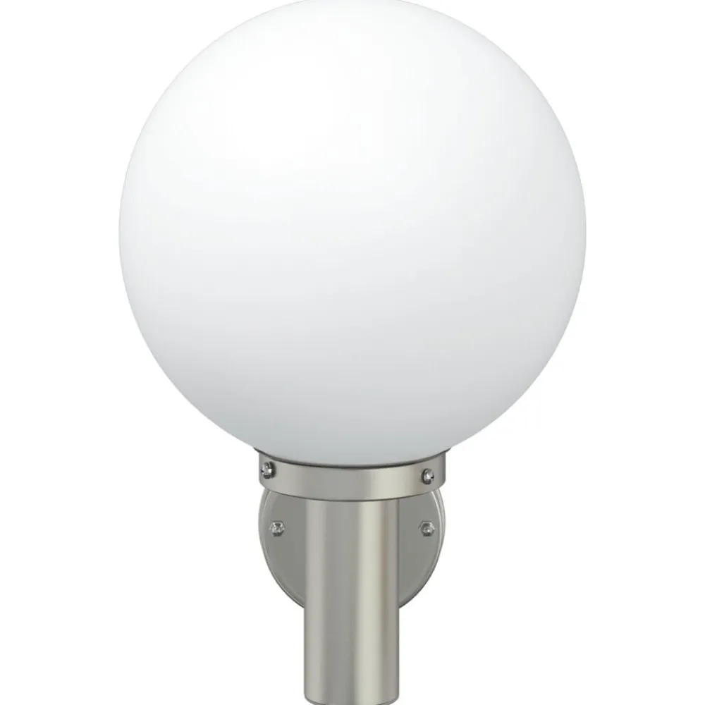 vidaXL Luz de pared exterior 28 x 25 x 38 cm Plateado Discount