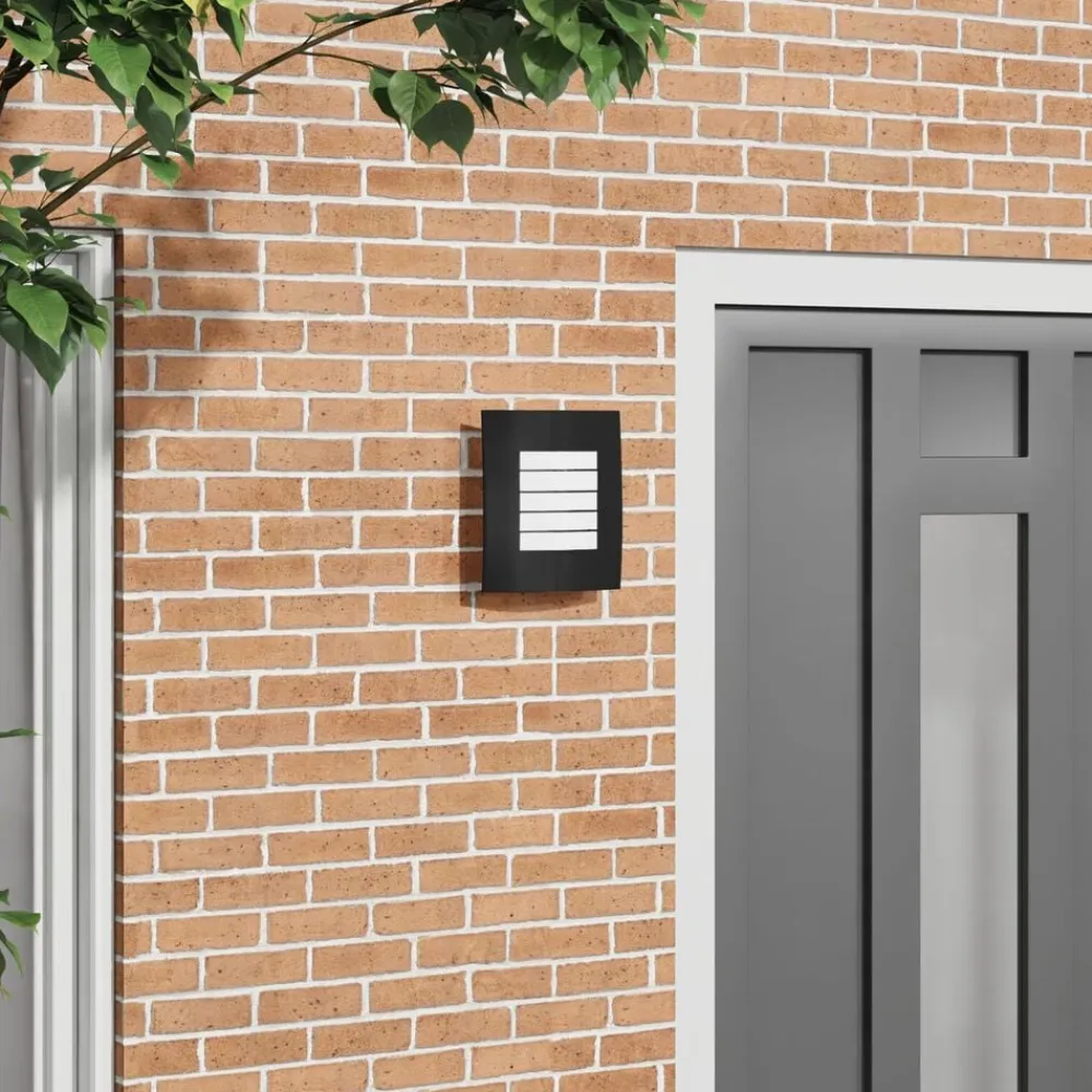 vidaXL Iluminación-Luz de pared exterior 23.5 x 9 x 26 cm