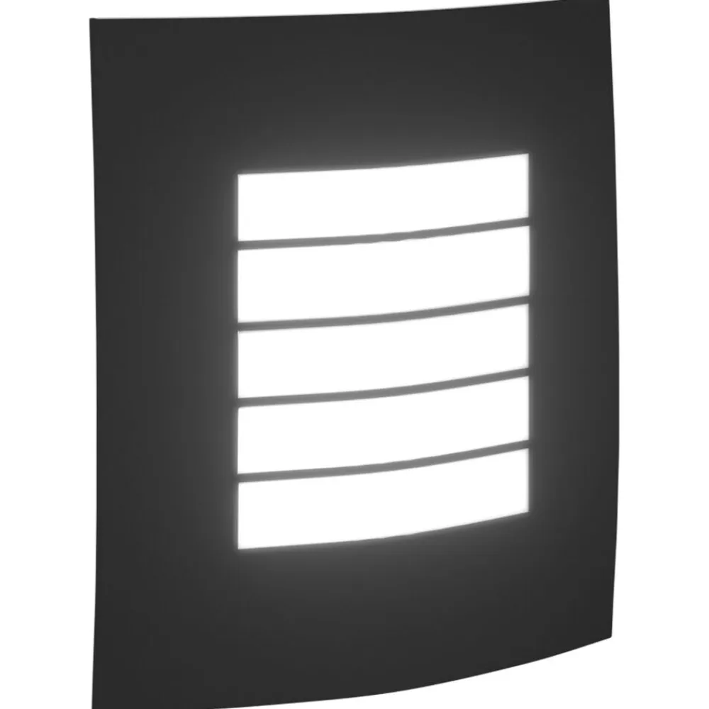 vidaXL Iluminación-Luz de pared exterior 23.5 x 9 x 26 cm