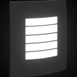 vidaXL Iluminación-Luz de pared exterior 23.5 x 9 x 26 cm