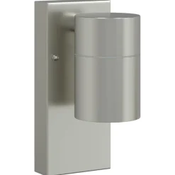 vidaXL Luz de pared exterior Plateado 6,5 x 10,5 x 16 cm Acero inoxidable Discount