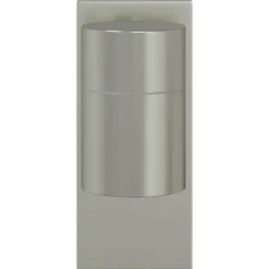vidaXL Luz de pared exterior Plateado 6,5 x 10,5 x 16 cm Acero inoxidable Discount
