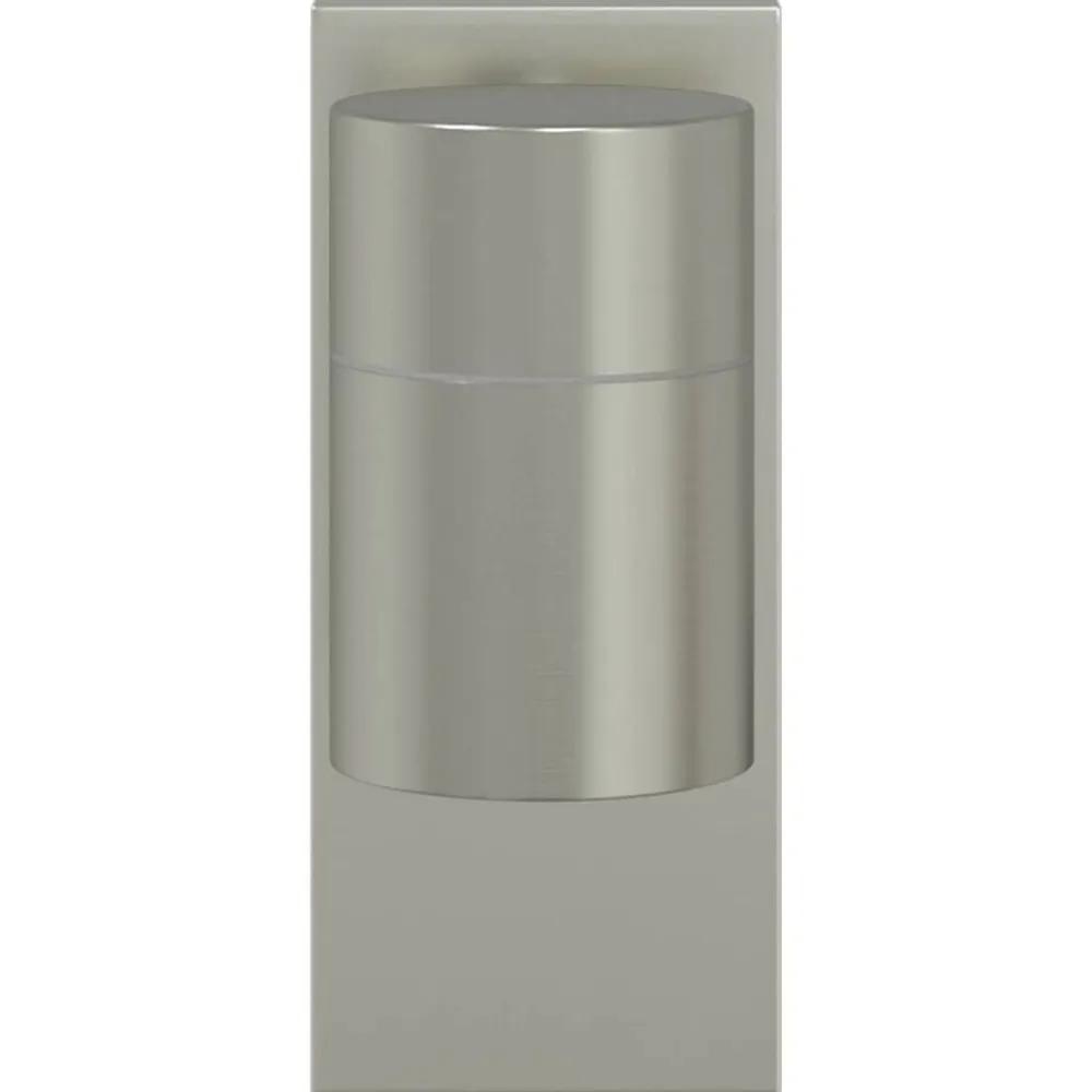 vidaXL Luz de pared exterior Plateado 6,5 x 10,5 x 16 cm Acero inoxidable Discount