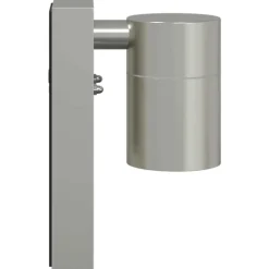 vidaXL Luz de pared exterior Plateado 6,5 x 10,5 x 16 cm Acero inoxidable Discount