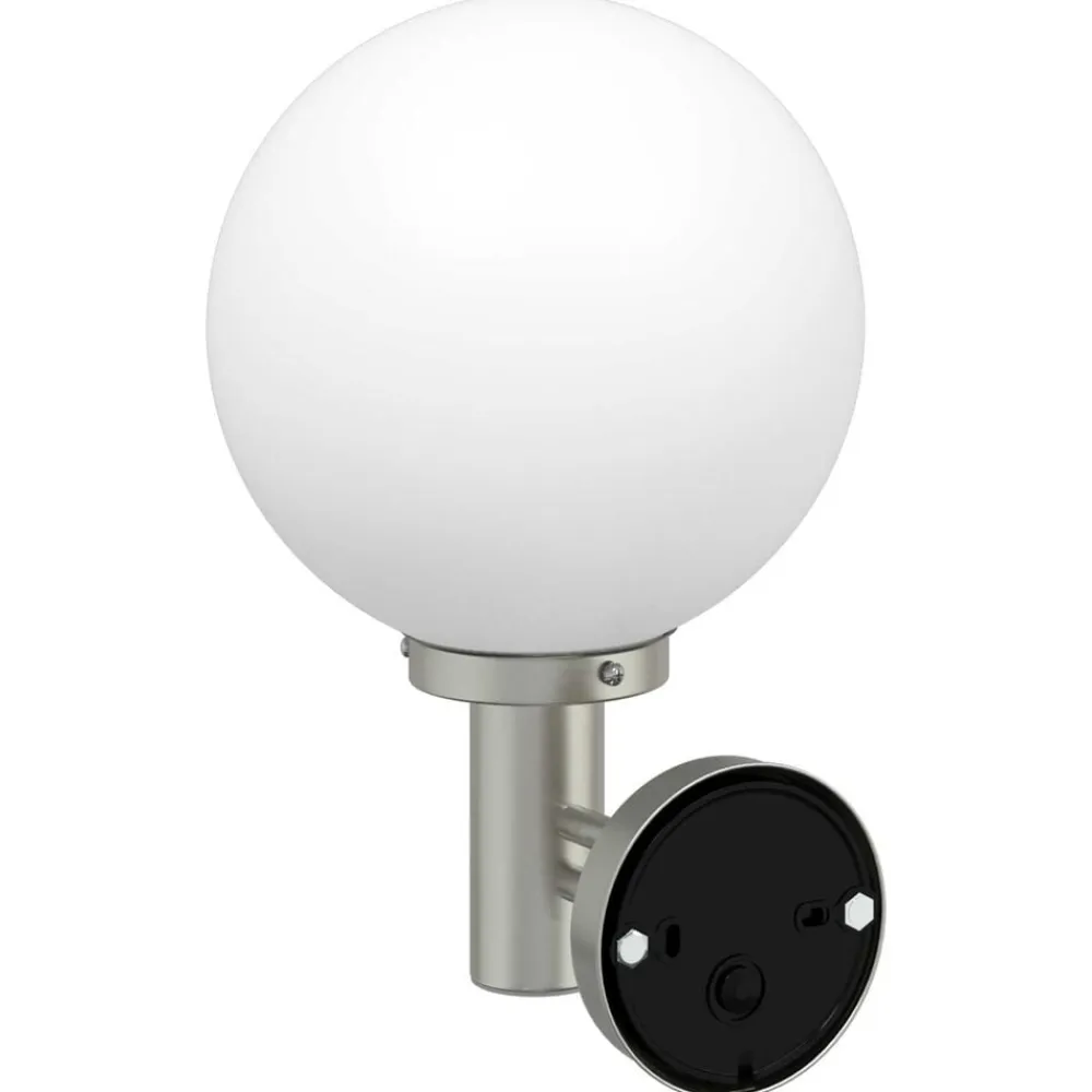 vidaXL Luz de pared exterior 28 x 25 x 38 cm Plateado Best