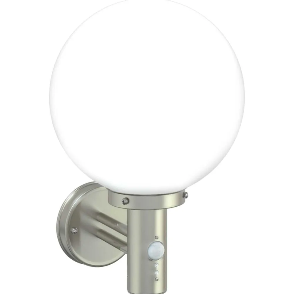 vidaXL Luz de pared exterior 28 x 25 x 38 cm Plateado Best