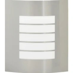 vidaXL Luz de pared exterior Plateado 23.5 x 9 x 26 cm Acero inoxidable Sale