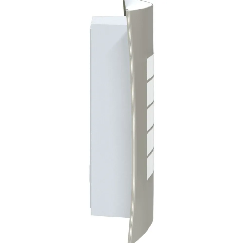 vidaXL Luz de pared exterior Plateado 23.5 x 9 x 26 cm Acero inoxidable Sale
