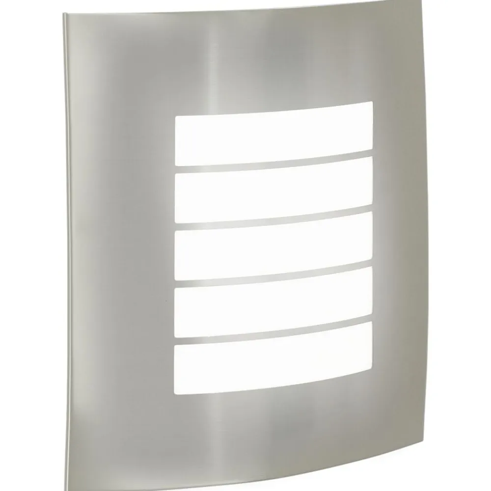 vidaXL Luz de pared exterior Plateado 23.5 x 9 x 26 cm Acero inoxidable Sale